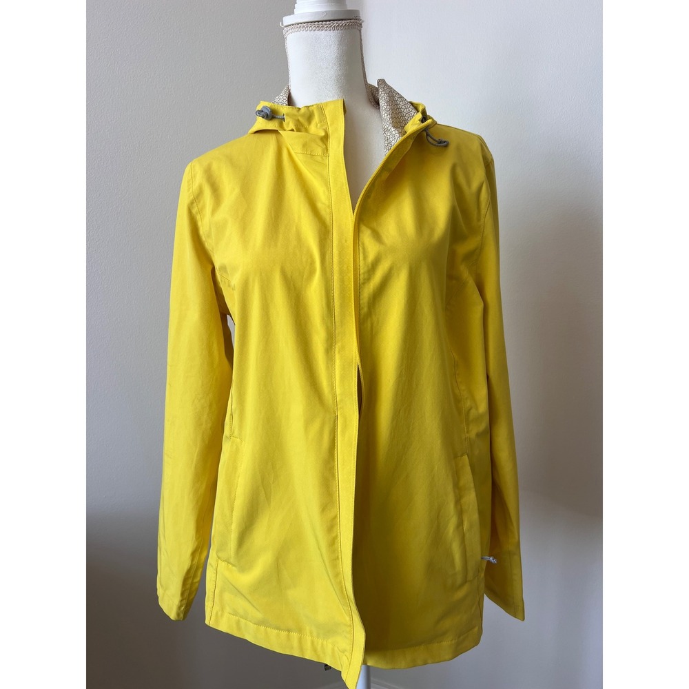 Women's yellow Free Country waterproof rain jacket size L